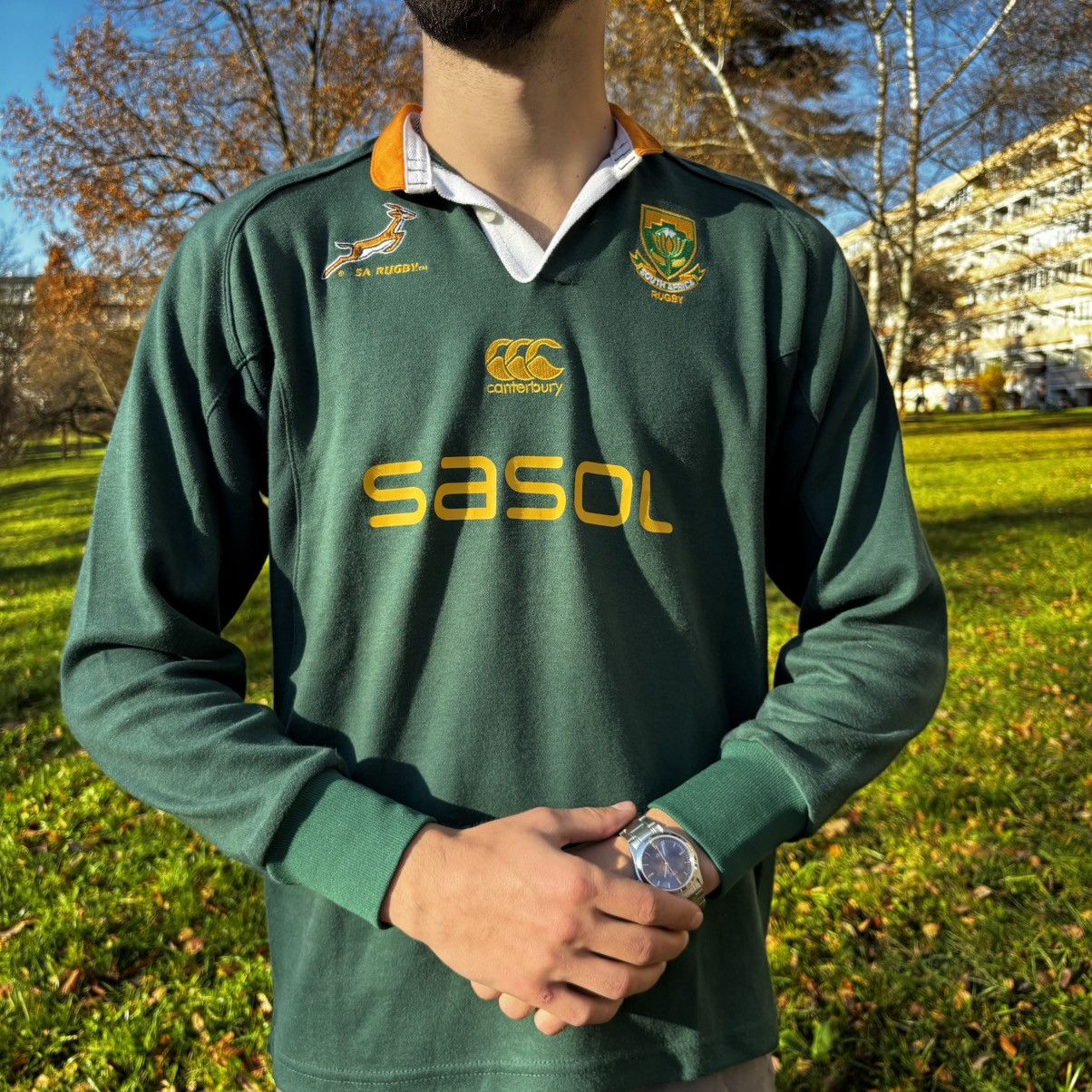 Canterbury of New Zealand Vintage Canterbury South Africa Rugby 90s Size US S / EU 44-46 / 1 - 1 Thumbnail