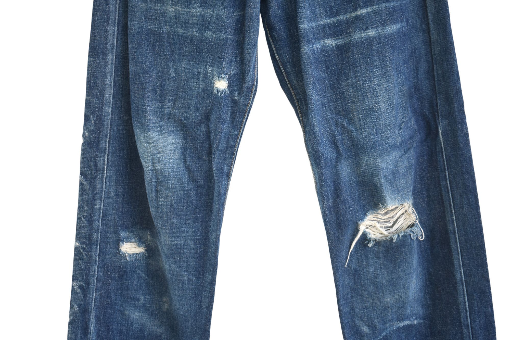 Blue Blue Japan × Japanese Brand Wide Leg 🔥 Blue Way Japanese Jeans W29 Size US 29 - 4 Thumbnail