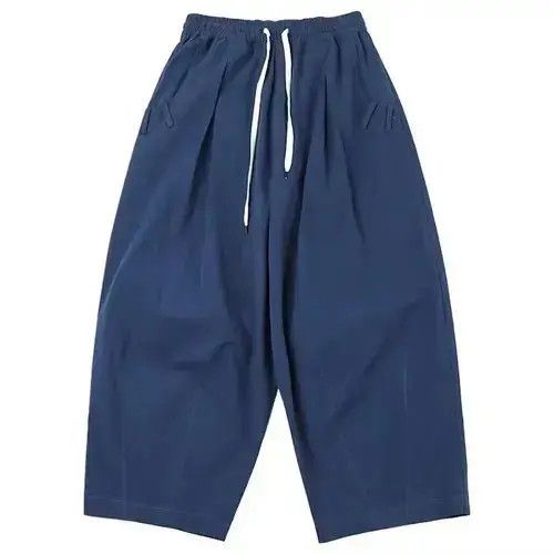 Japanese Brand 20AW Indigo Union Japan Blue Oversized Silk Worker Pants Size US 32 / EU 48 - 3 Thumbnail