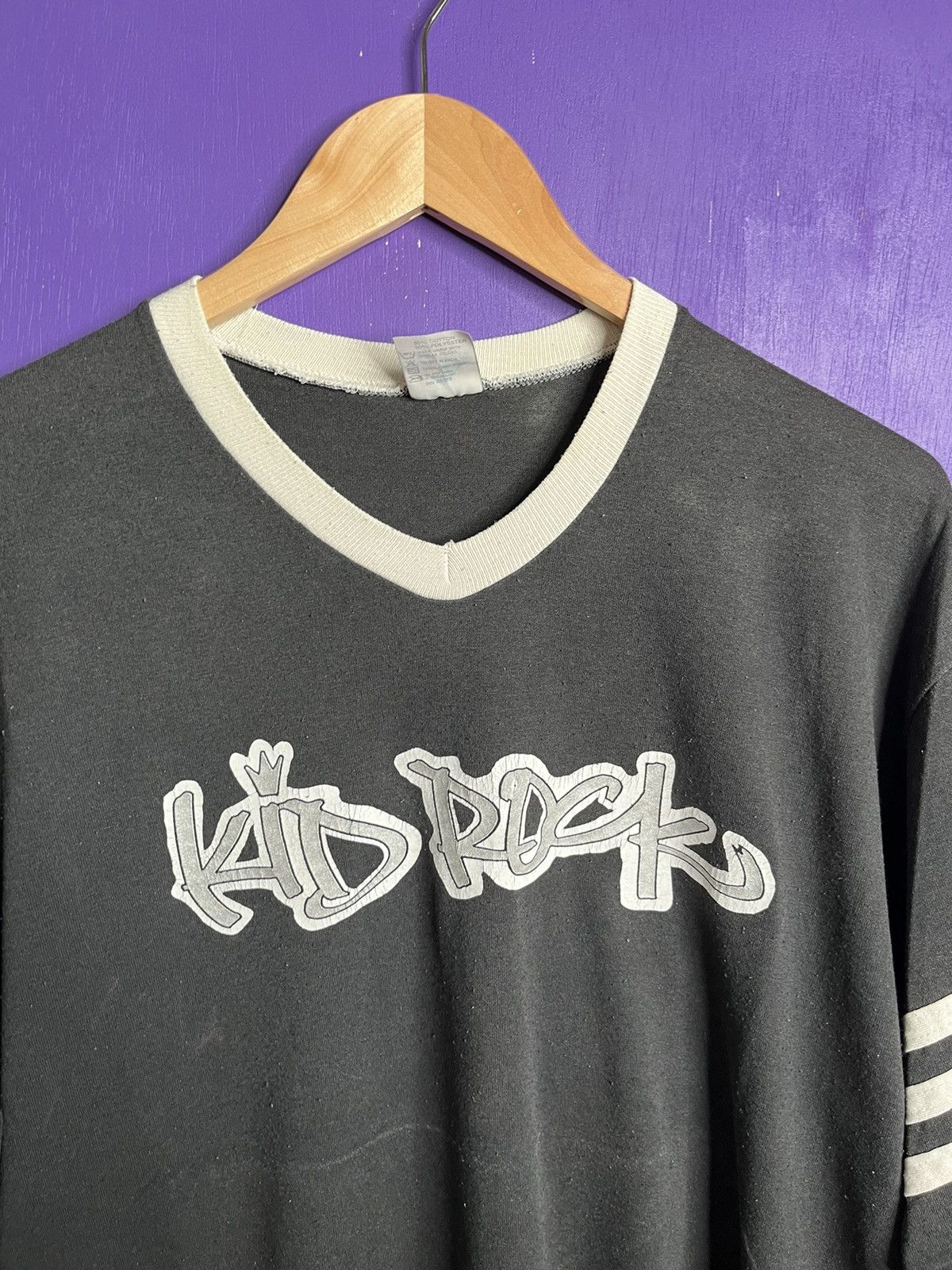 Band Tees × Vintage Vintage ‘00s Kid rock fuck you im from Detroit jersey shirt Size US XL / EU 56 / 4 - 3 Thumbnail