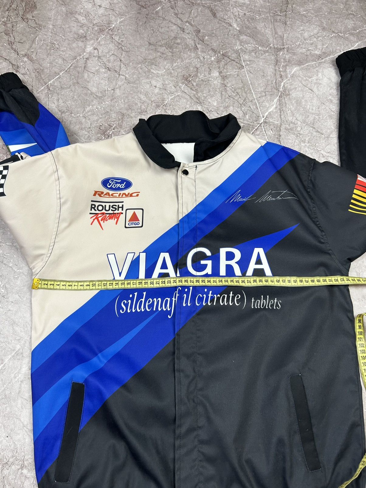 NASCAR Vintage Racing Jacket Ford / Nascar / Viagra Size US M / EU 48-50 / 2 - 15 Thumbnail