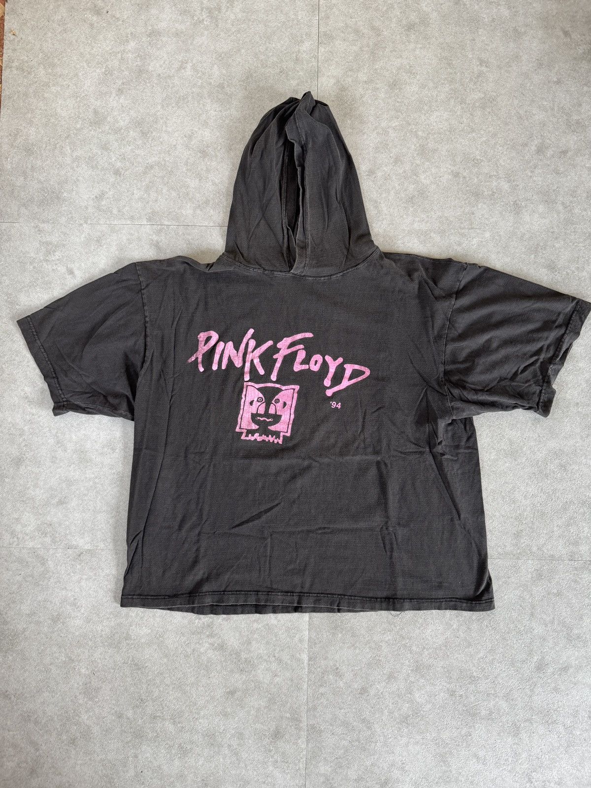 Band Tees × Pink Floyd × Vintage *SUPER RARE* VINTAGE PINK FLOYD 1994 90s HOOD TEE TOUR Size US XL / EU 56 / 4 - 5 Thumbnail