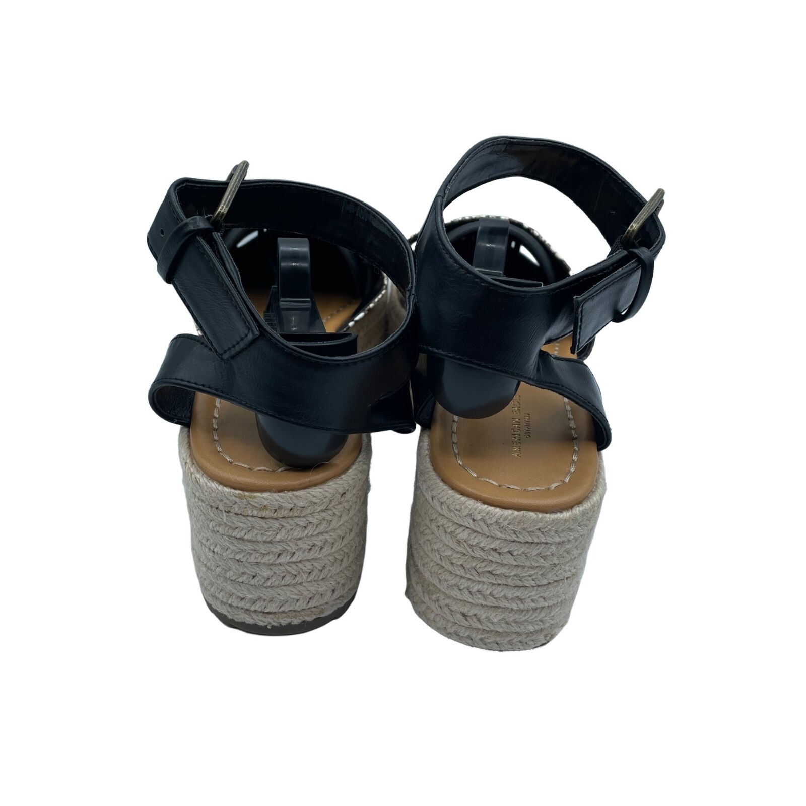 American Eagle Outfitters American Eagle Espadrille Platform Sandals Snakeskin Strappy Size US 9 / IT 39 - 3 Thumbnail