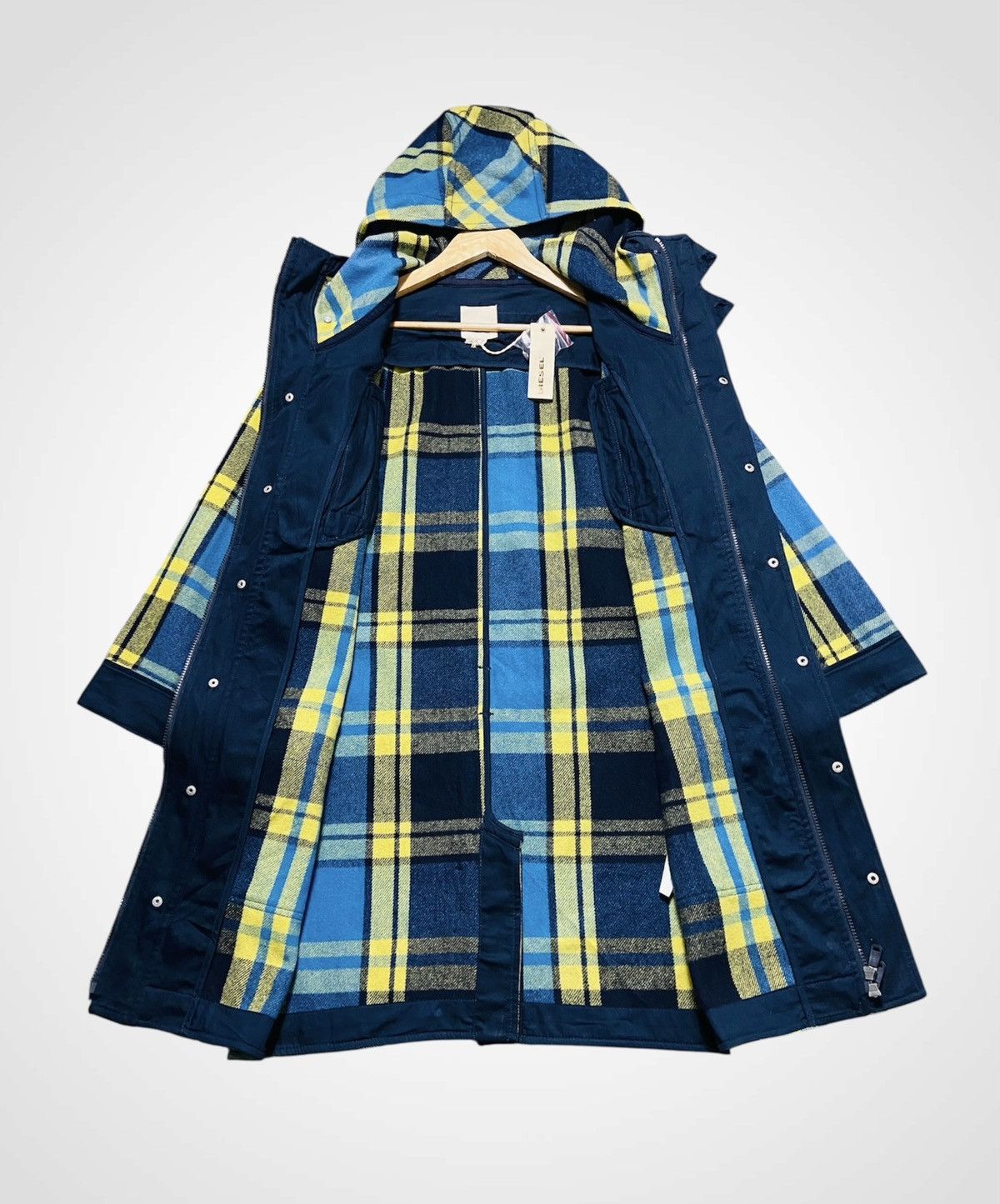Diesel Deadstock Diesel Wool Plaid Jacket Size M / US 6-8 / IT 42-44 - 4 Thumbnail