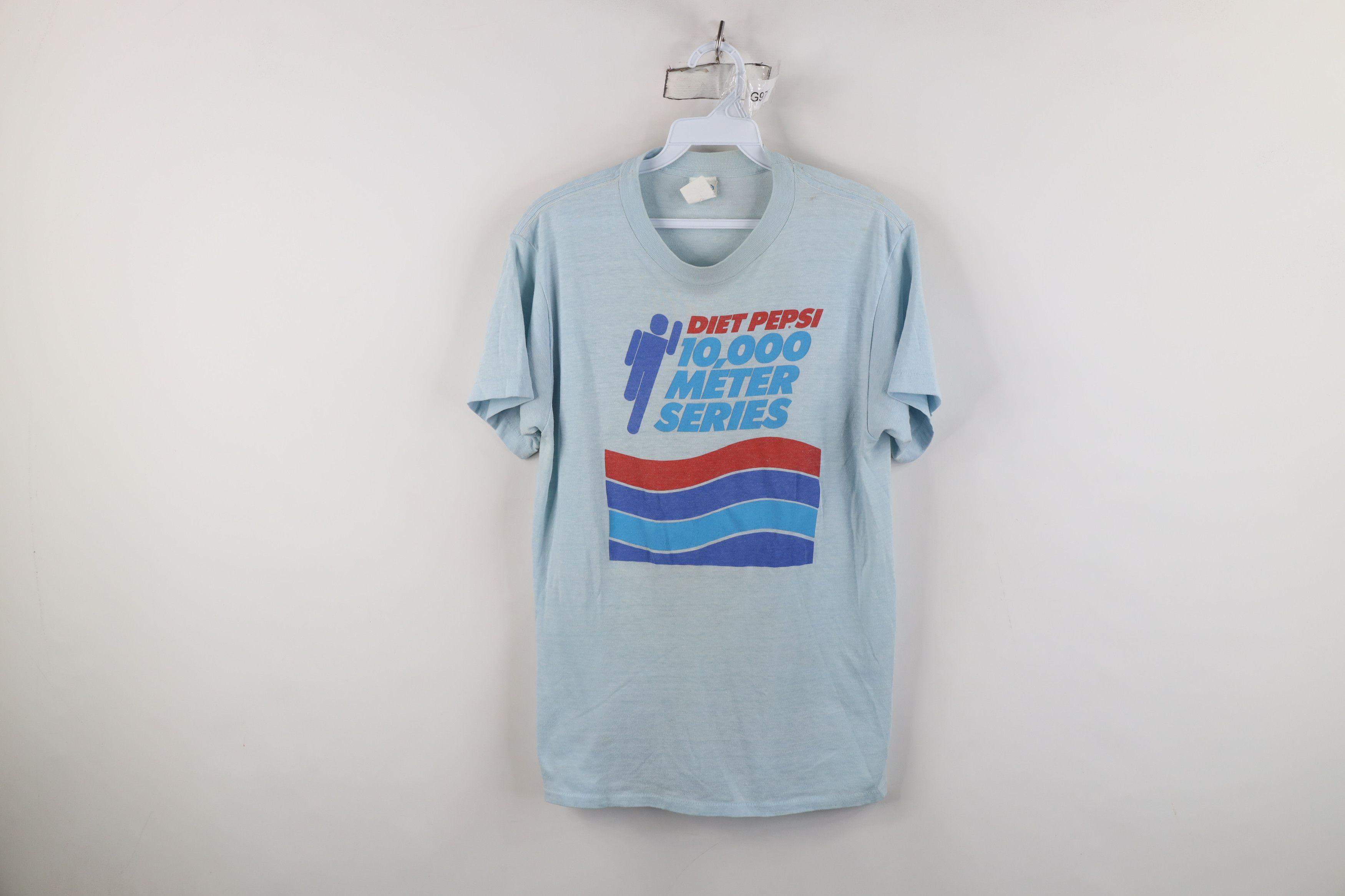 Vintage Vintage 70s Diet Pepsi 10K Road Race Running T-Shirt USA Size L / US 10 / IT 46 - 1 Thumbnail