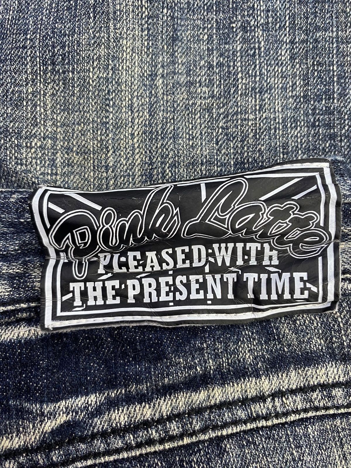 Japanese Brand Japanese Brand Dark Blue Acid Wash Style Distressed Jeans Size US 28 / EU 44 - 10 Thumbnail