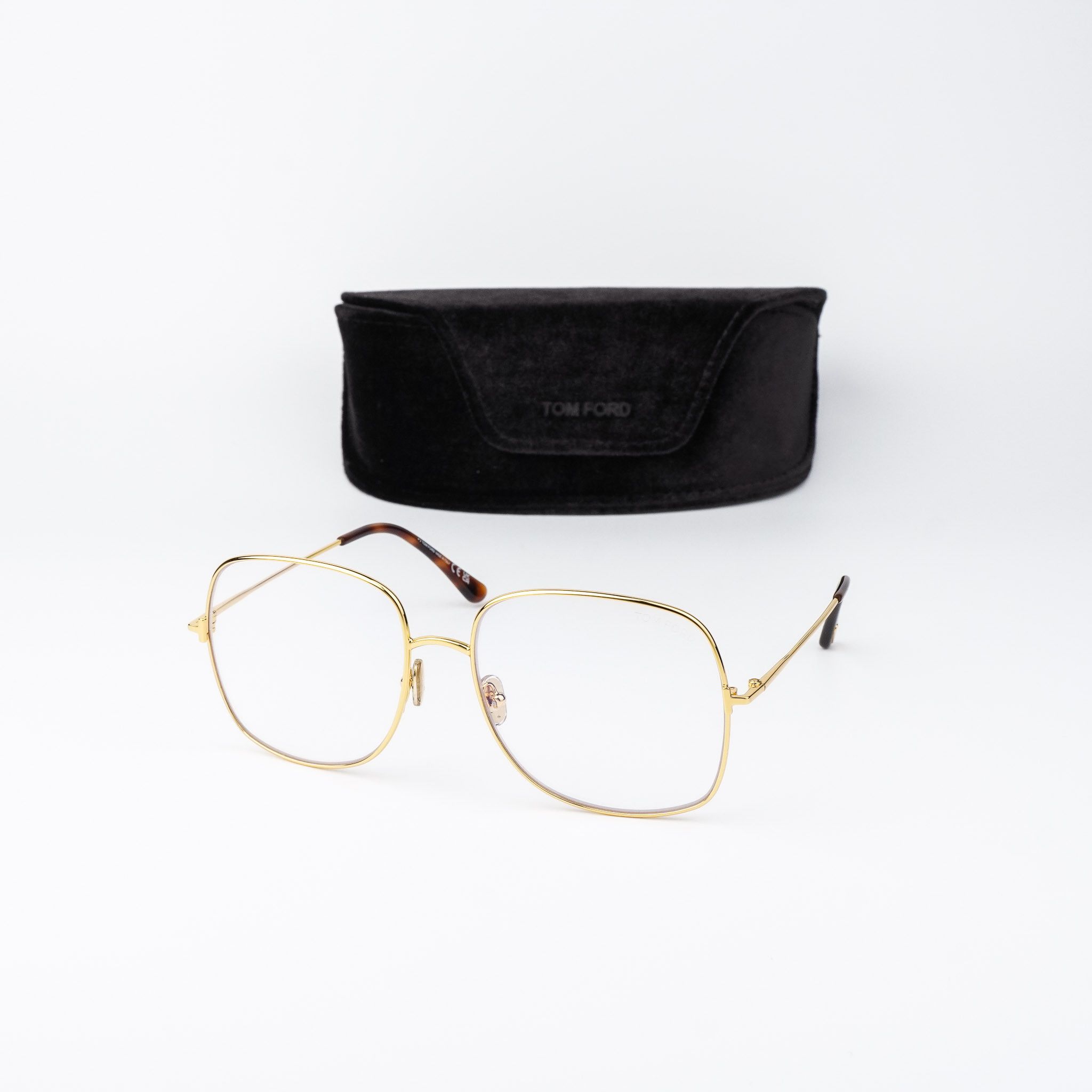 Tom Ford Tom Ford Women Eyeglasses Square FT6048-B 030 NEW AUTHENTIC Size ONE SIZE - 1 Thumbnail