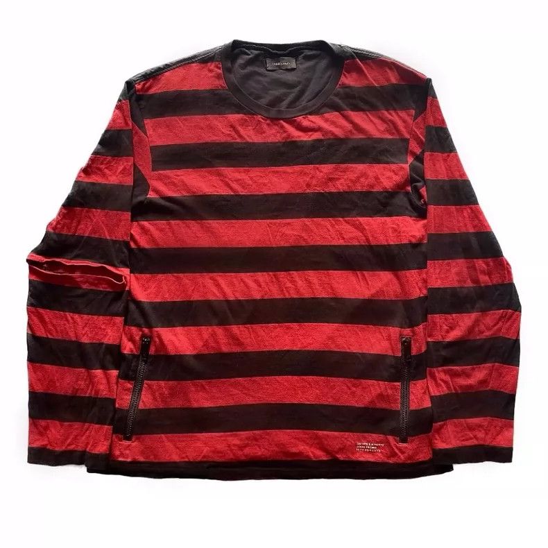 Undercover undercover black and red stripes long sleeves | Grailed