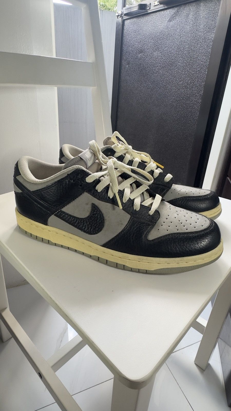 Nike Nike Dunk Low OG Medium Gray Black Cashmere Size US 10 / EU 43 - 7 Thumbnail