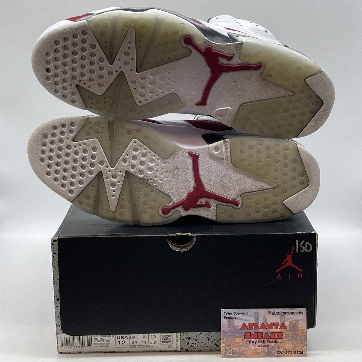 Jordan Brand Air Jordan 6 carimine Size US 12 / EU 45 - 7 Thumbnail