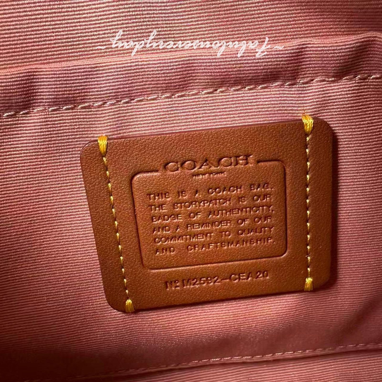 Coach Coach Teri Shoulder Signature Canvas Charms Gold/Powder Pink Size ONE SIZE - 8 Thumbnail