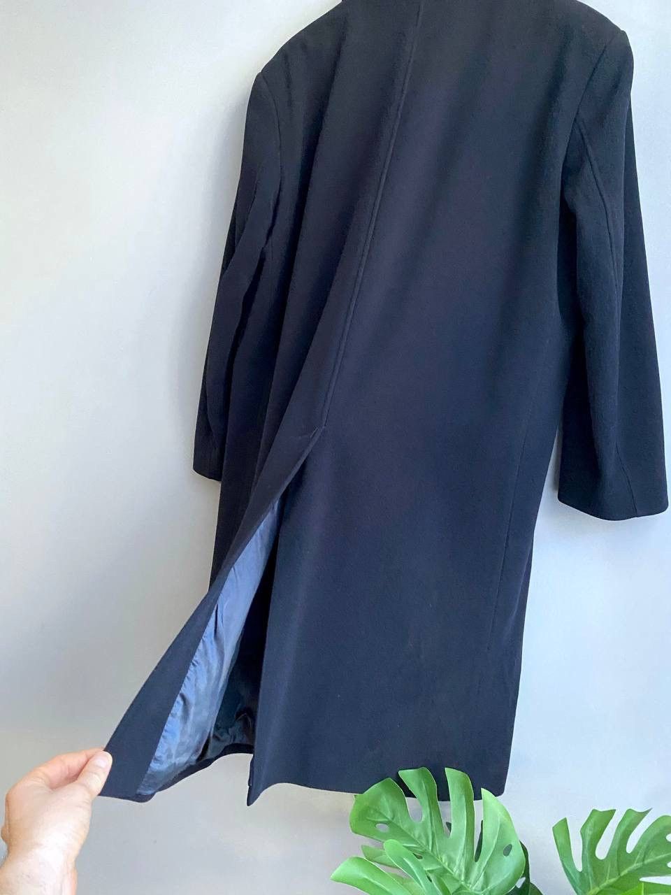 Yves Saint Laurent Yves Saint Laurent Wool/Cashmere Dark Blue Men's Coat, 52/L Size US L / EU 52-54 / 3 - 20 Thumbnail