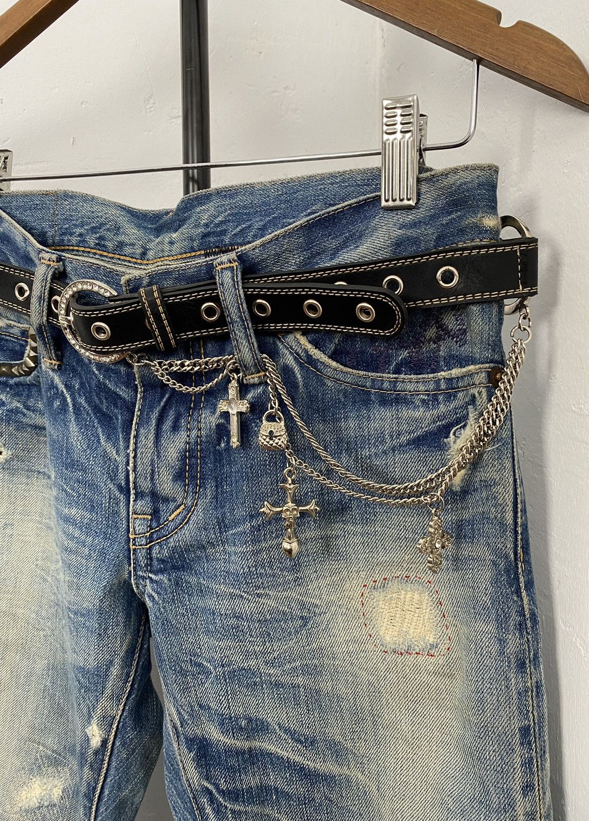 If Six Was Nine × Japanese Brand × Le Grande Bleu (L.G.B.) Ringer chain belt i6w9 style Size ONE SIZE - 5 Thumbnail