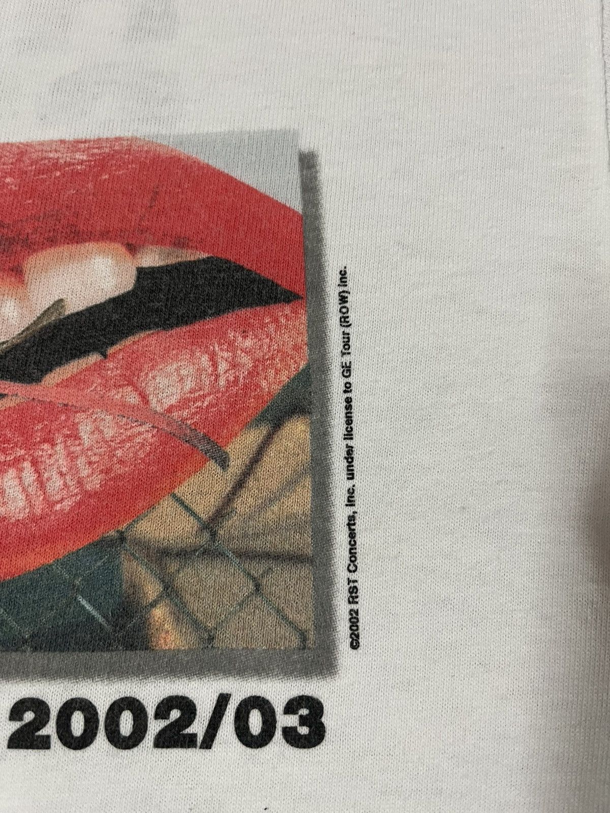 Band Tees × The Rolling Stones × Vintage Vintage Rolling Stone Licks World Tour 02/03 Tshirt Size US M / EU 48-50 / 2 - 5 Thumbnail