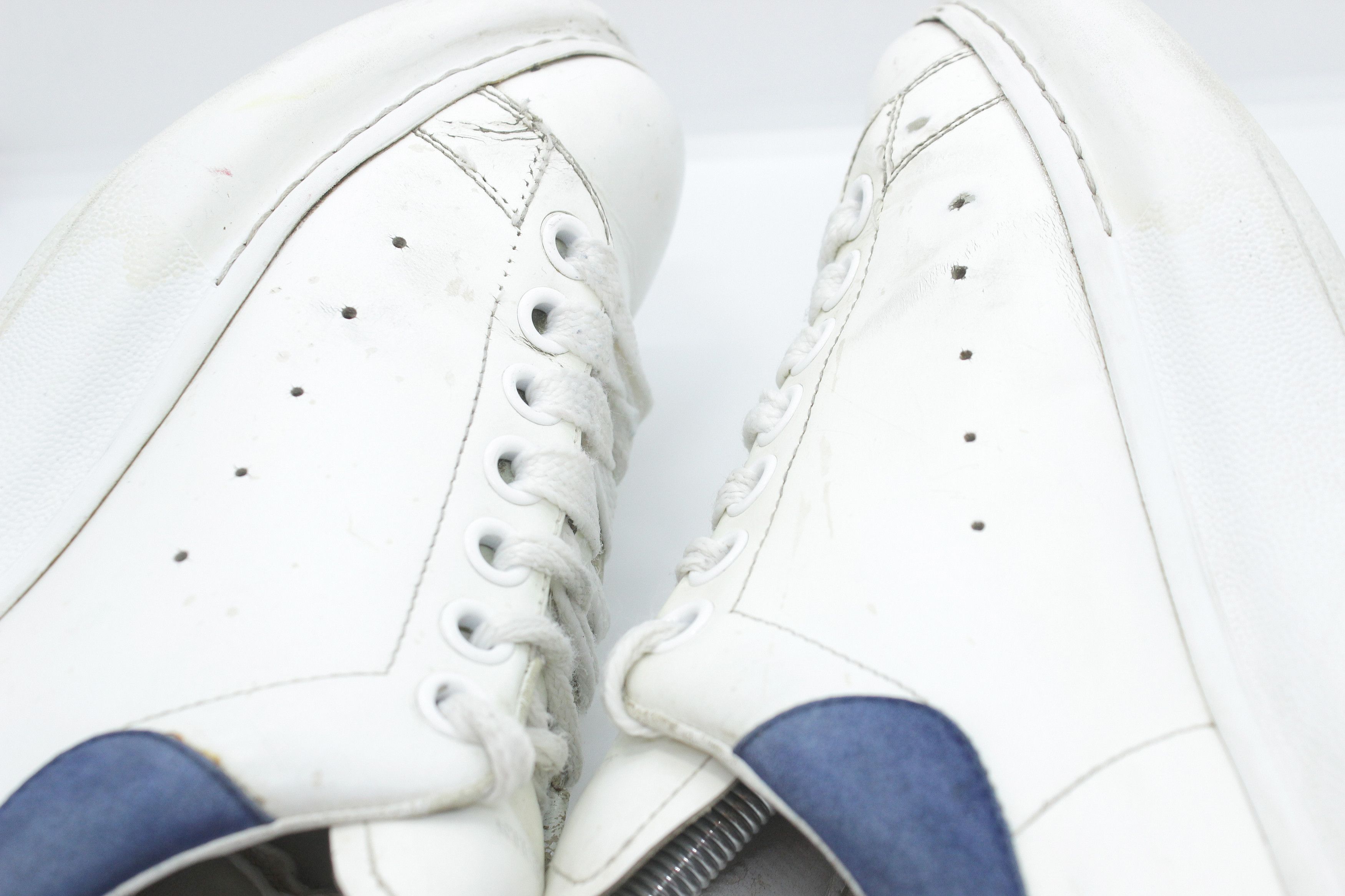 Alexander McQueen Oversized Leather Sneakers Low Size US 8.5 / IT 38.5 - 5 Thumbnail