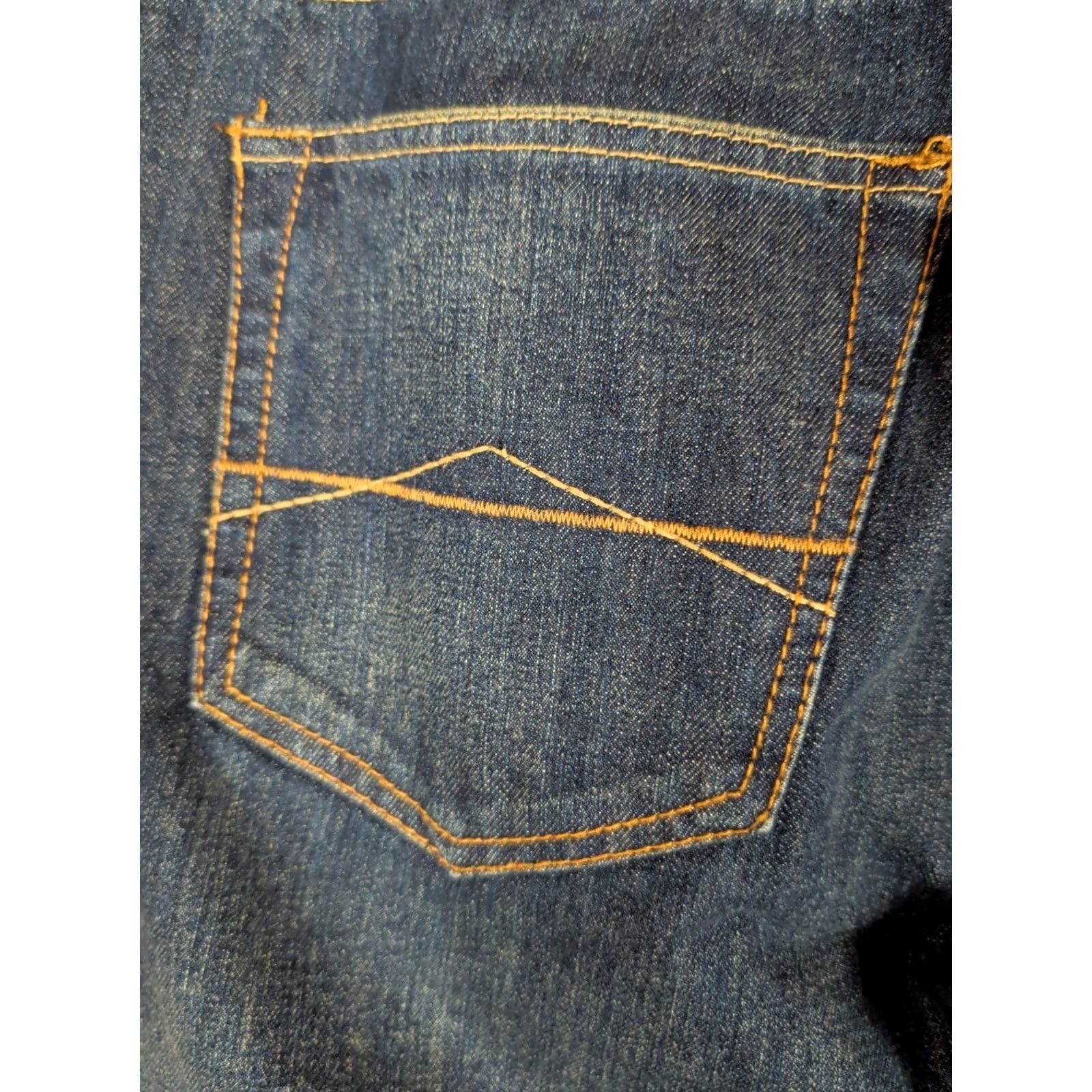 Vintage AEROPOSTALE ESSEX Straight Leg Jeans Dark Wash Mens 32/34 Blue Cotton Denim NWOT Size US 32 / EU 48 - 7 Thumbnail