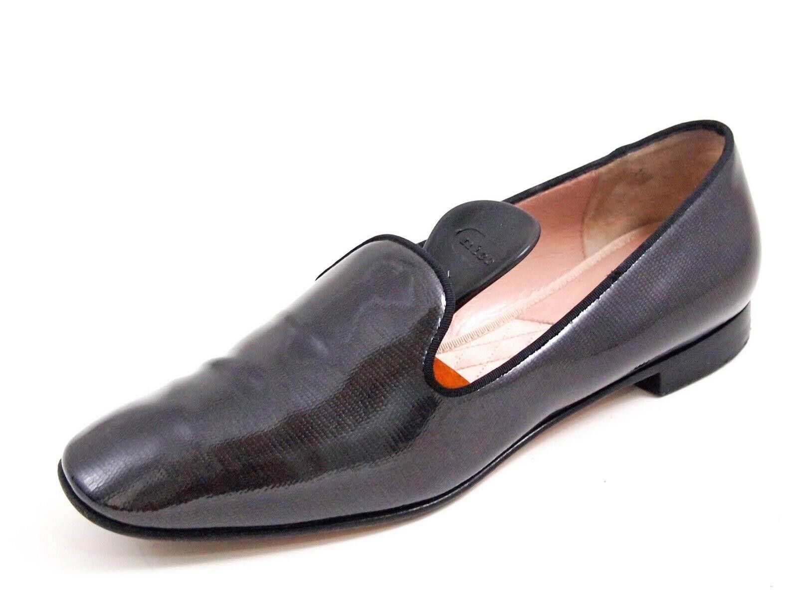 Giorgio Armani Giorgio Armani Loafers Metallic Gray Pat Leather EU 36 US 6 Size US 6 / IT 36 - 1 Thumbnail