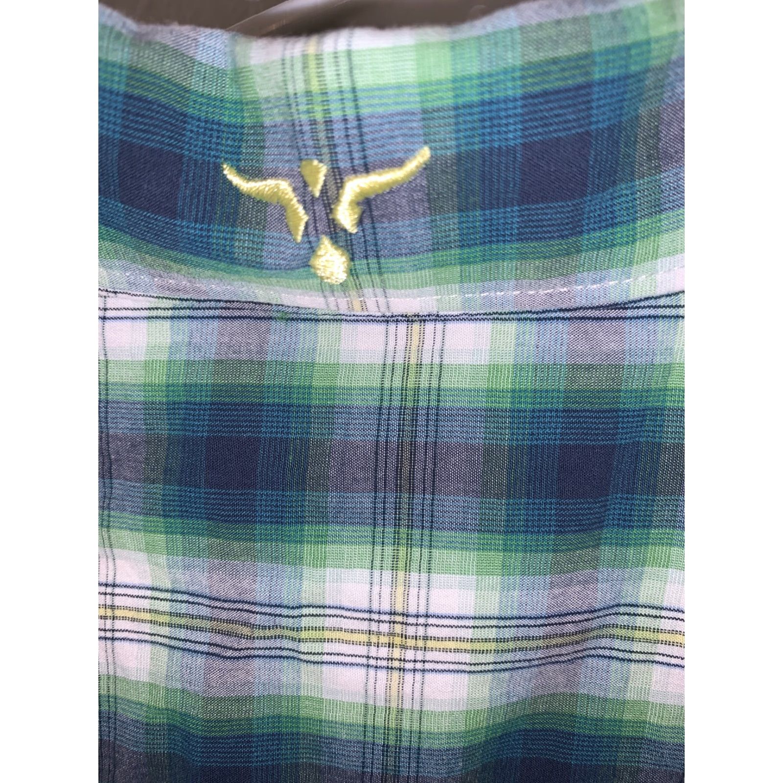 Wrangler Wrangler Shirt Mens XL Western Green Checks Short Sleeve Button-Up Pockets Cowboys Casual Workwear Size US XL / EU 56 / 4 - 4 Thumbnail