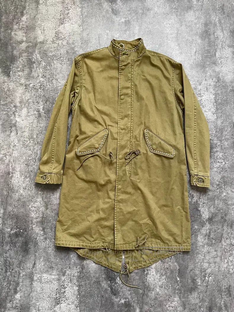 Saint Laurent Paris Saint Laurent Paris Military Green Studs Size US XS / EU 42 / 0 - 1 Thumbnail