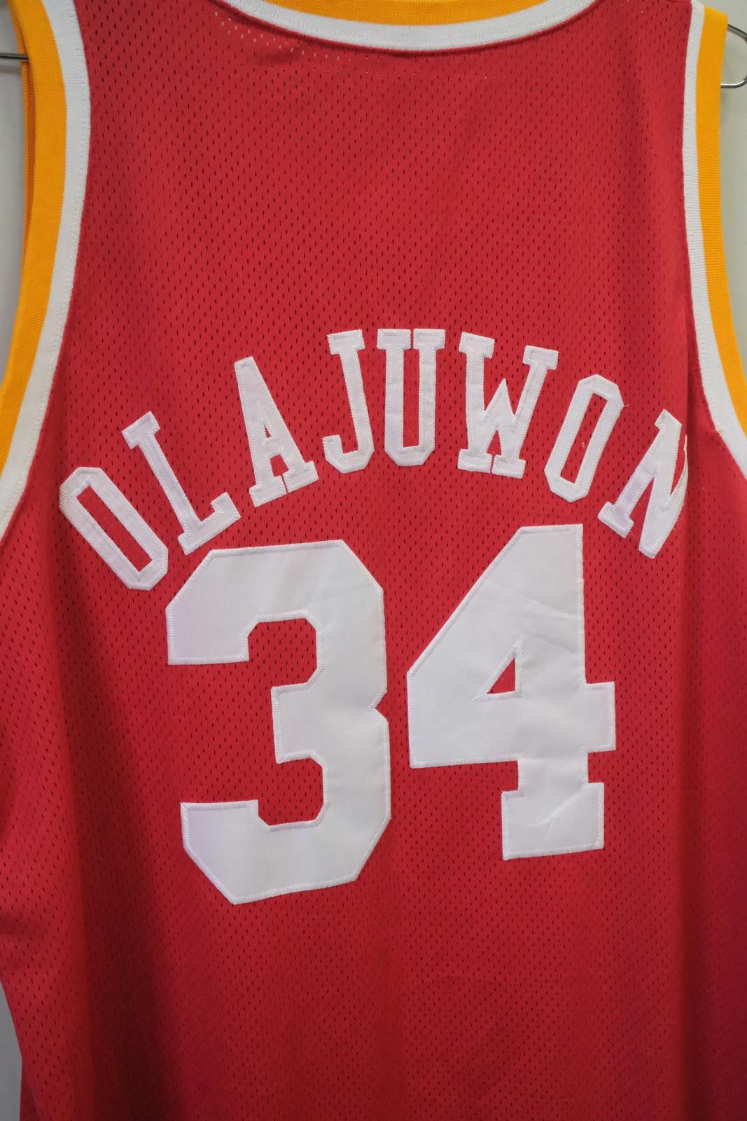 Mitchell & Ness Mitchell & Ness Houston Rocket Olajuwon 34 Basketball Jersey Size ONE SIZE - 7 Thumbnail