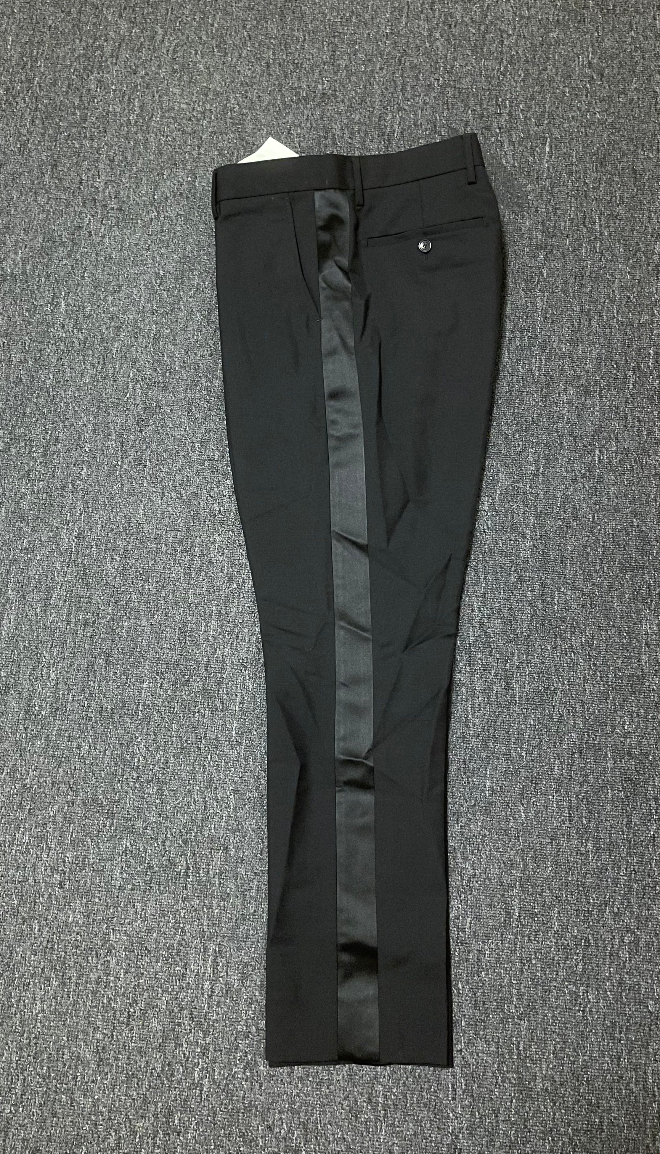 image of Burberry Wool Pants Trousers Sizes 52 in Black, Men's (Size 36)