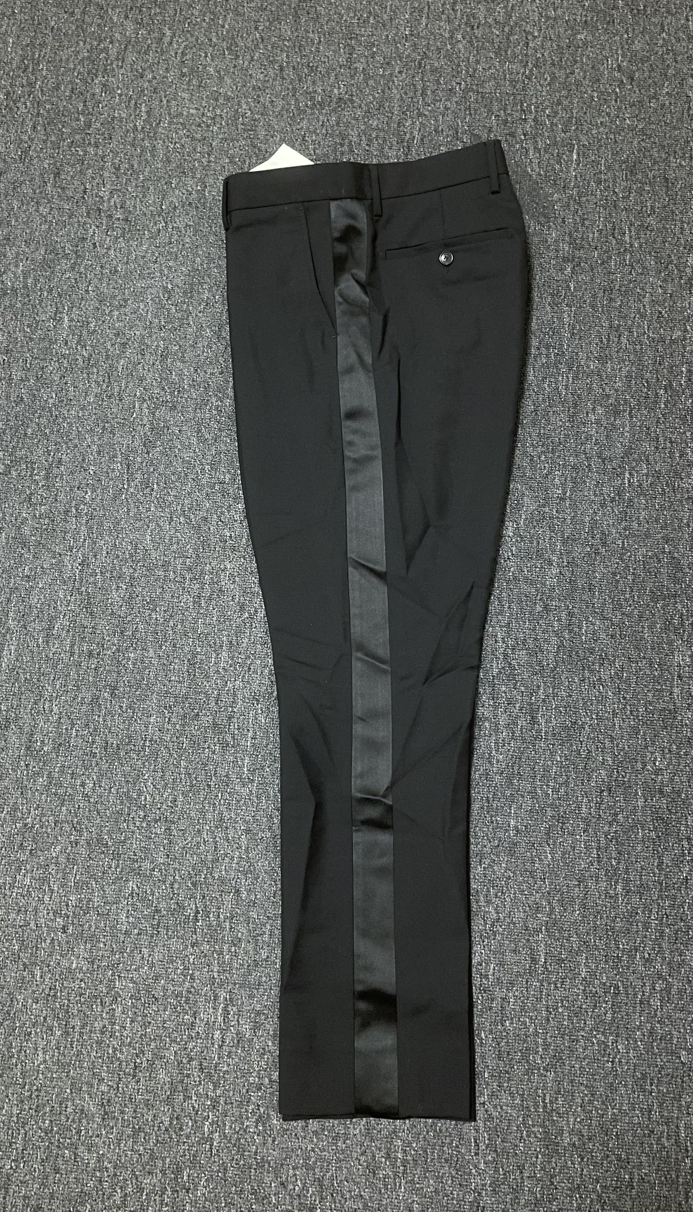 image of Burberry Wool Pants Trousers Sizes 52 in Black, Men's (Size 36)