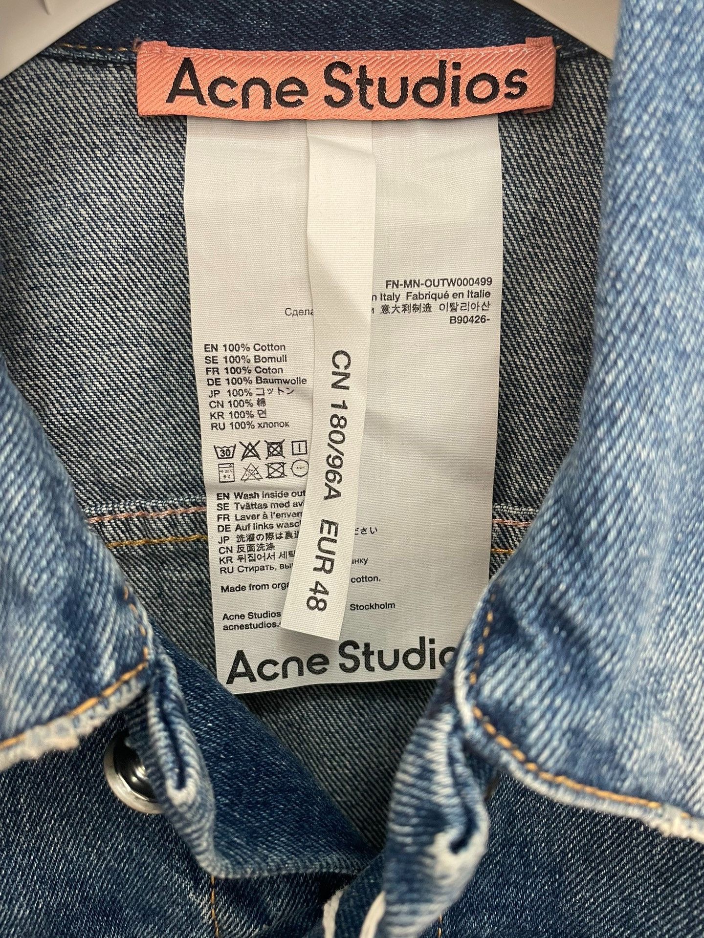Acne Studios acne studios Denim jacket 2501-Nextarrow Size US M / EU 48-50 / 2 - 4 Thumbnail