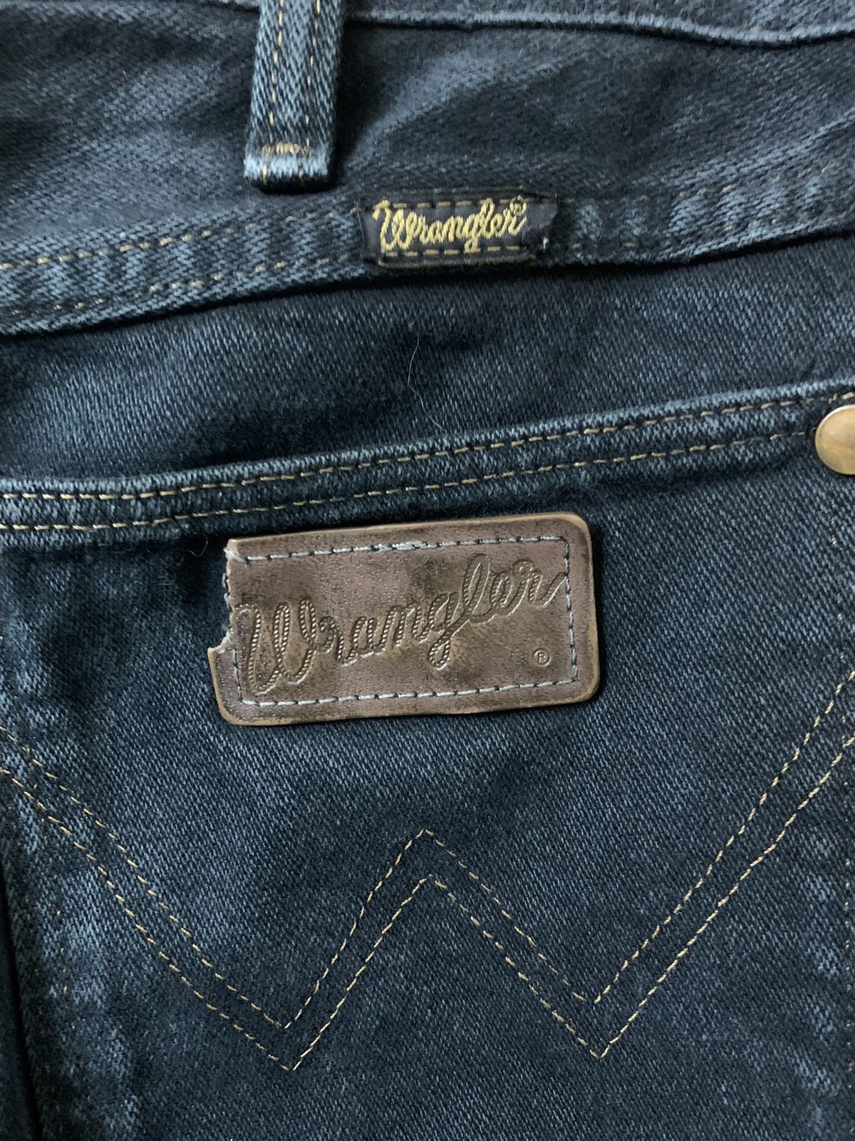 Vintage × Wrangler Wrangler Two tone colour rare design pants Size US 30 / EU 46 - 6 Thumbnail