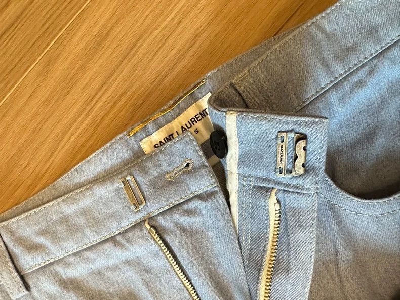 Saint Laurent Paris Saint Laurent Paris Saint Laurent High-Waisted Denim Pants Size US 38 / EU 54 - 3 Thumbnail
