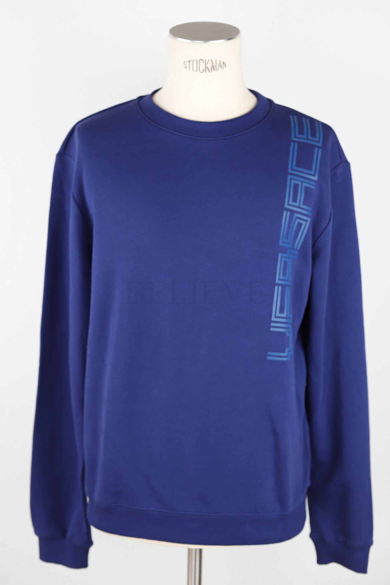 image of Versace Sweatshirt Navy Logo Medusa 203, Men's (Size Medium)