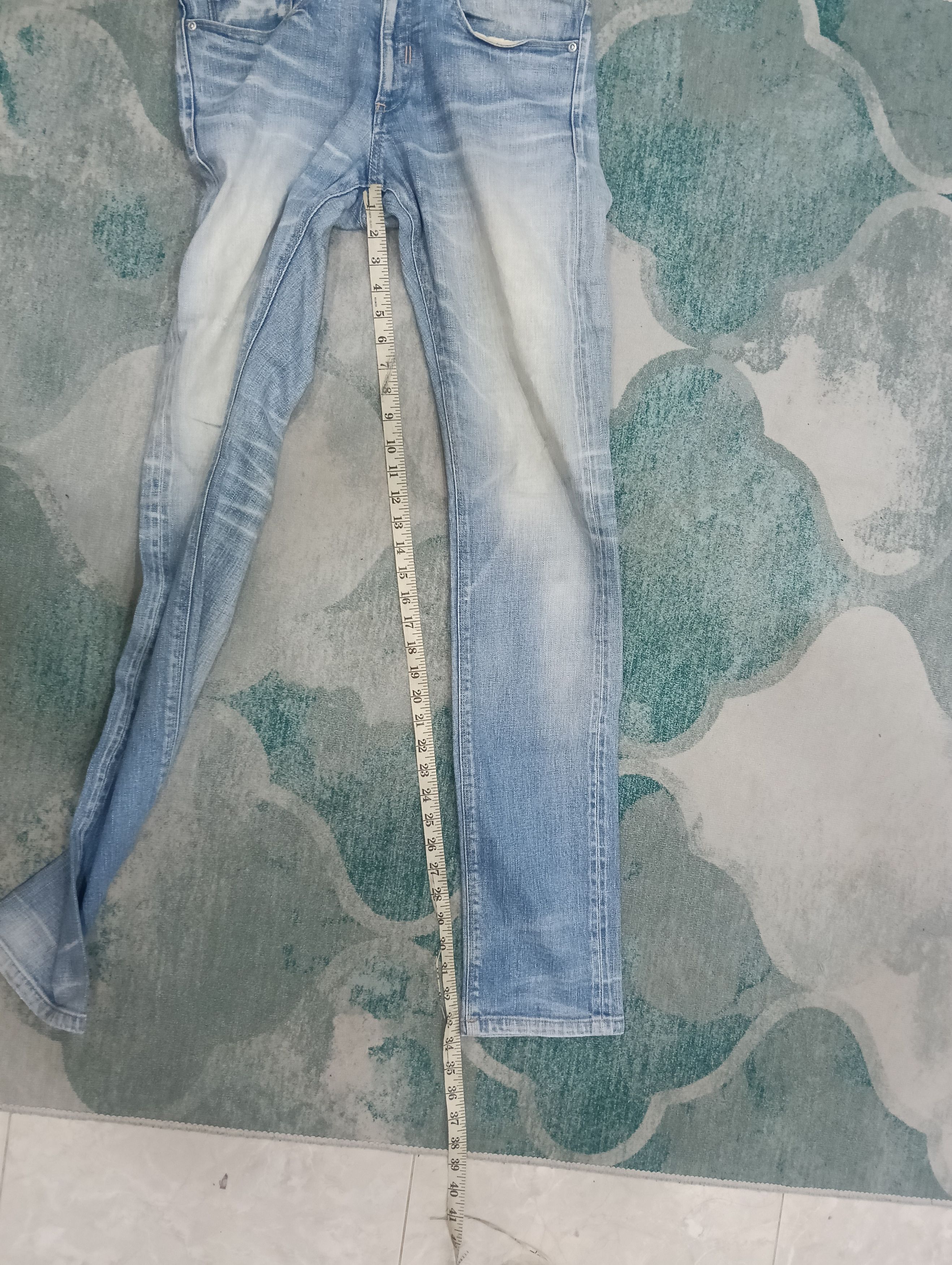 Japanese Brand × Le Grande Bleu (L.G.B.) × Neil Barrett Black Barrett Selvedge Skinny Denim Size US 33 - 21 Thumbnail