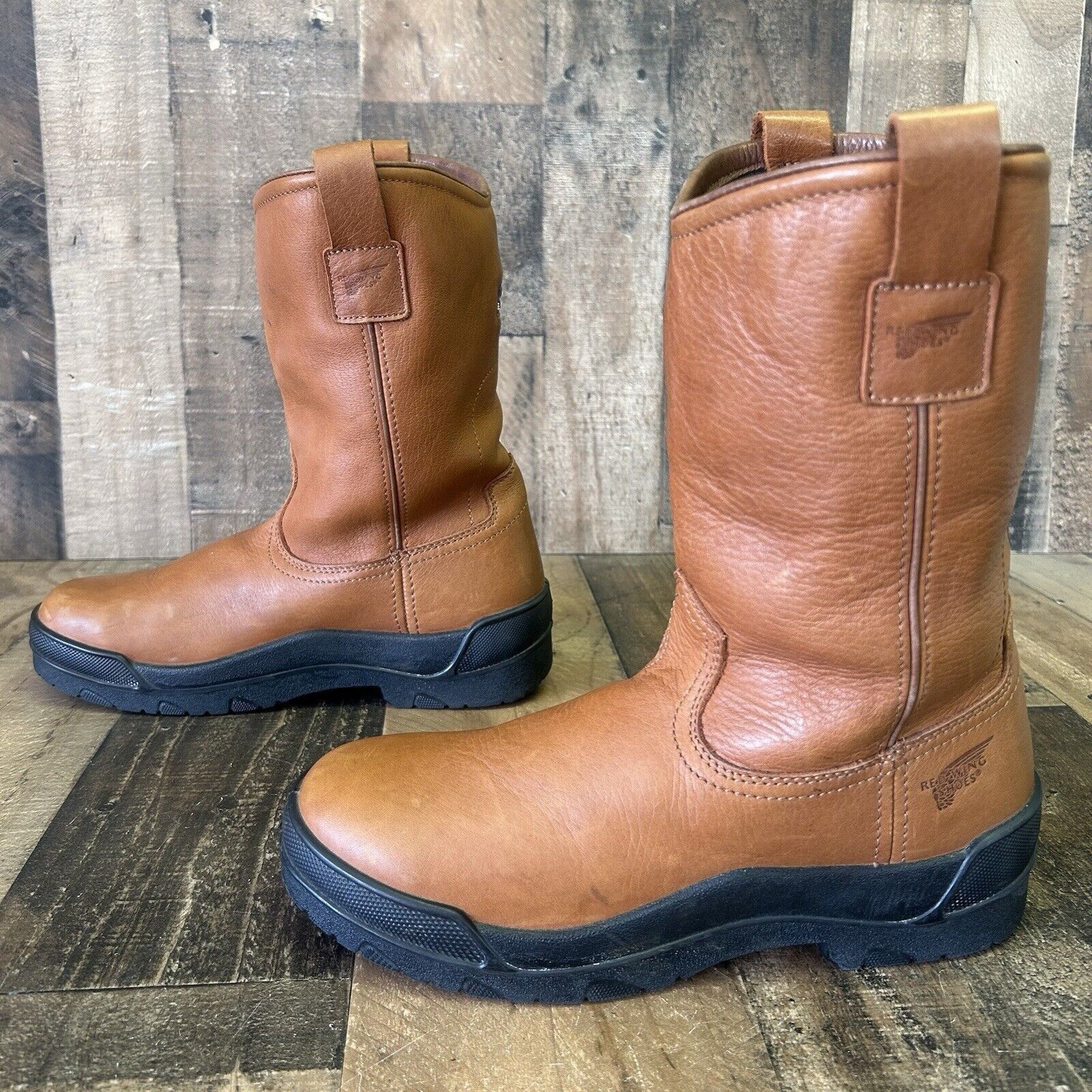 Red Wing Red Wing 8758 Steel Toe EH Pull On Work Boots Mens 7.5 D Size US 7.5 / EU 40-41 - 12 Thumbnail