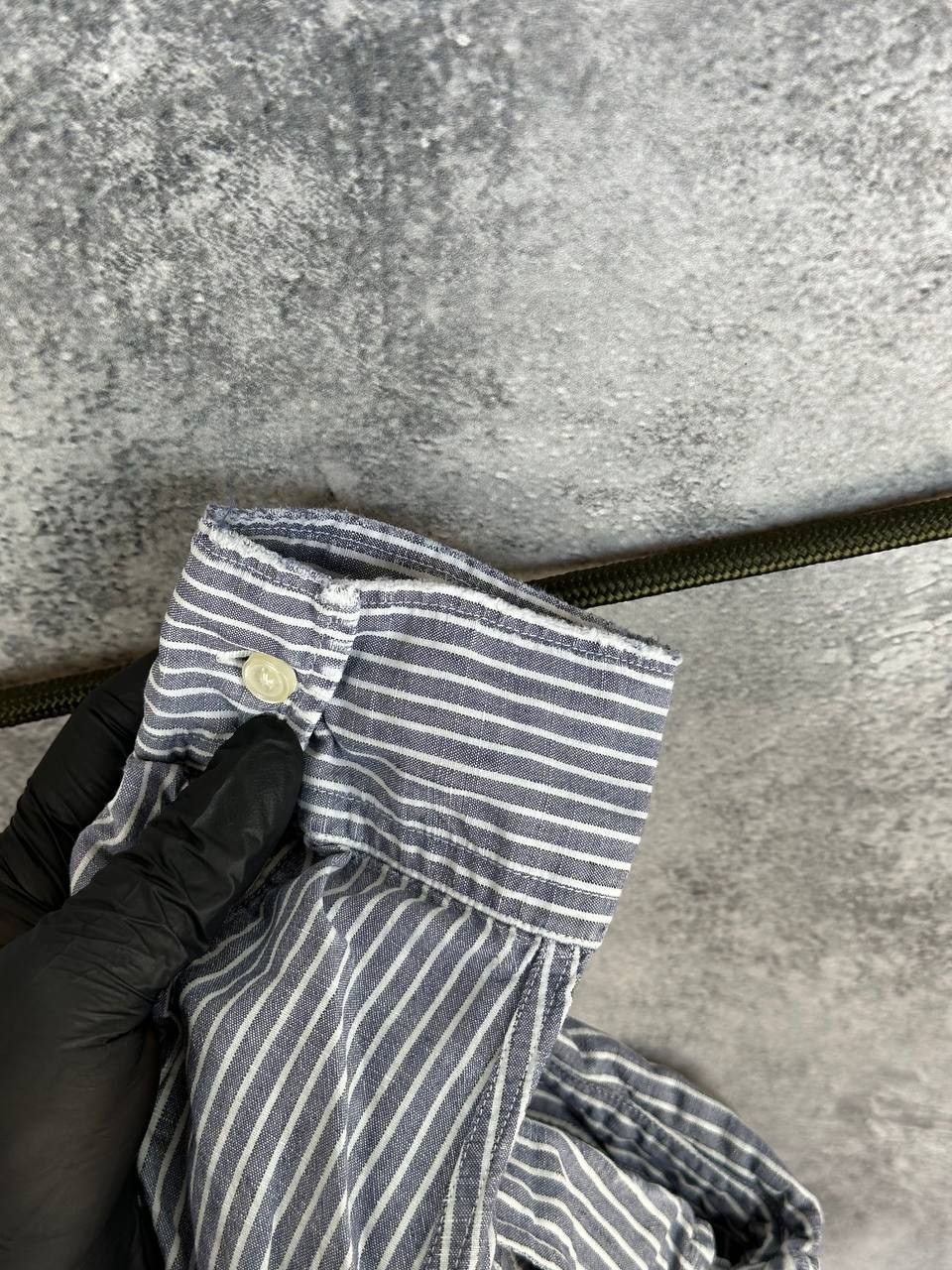 Burberry Burberry Brit Blue Striped Linen Cotton Button Down Shirt LS Size US M / EU 48-50 / 2 - 11 Thumbnail