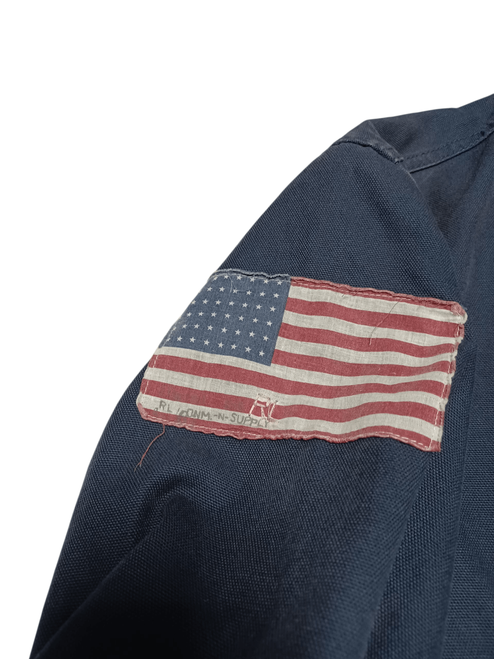Denim & Supply Ralph Lauren DENIM&SUPPLY RALPH LAUREN FADED AMERICAN FLAG BOMBER JACKET Size US S / EU 44-46 / 1 - 2 Thumbnail