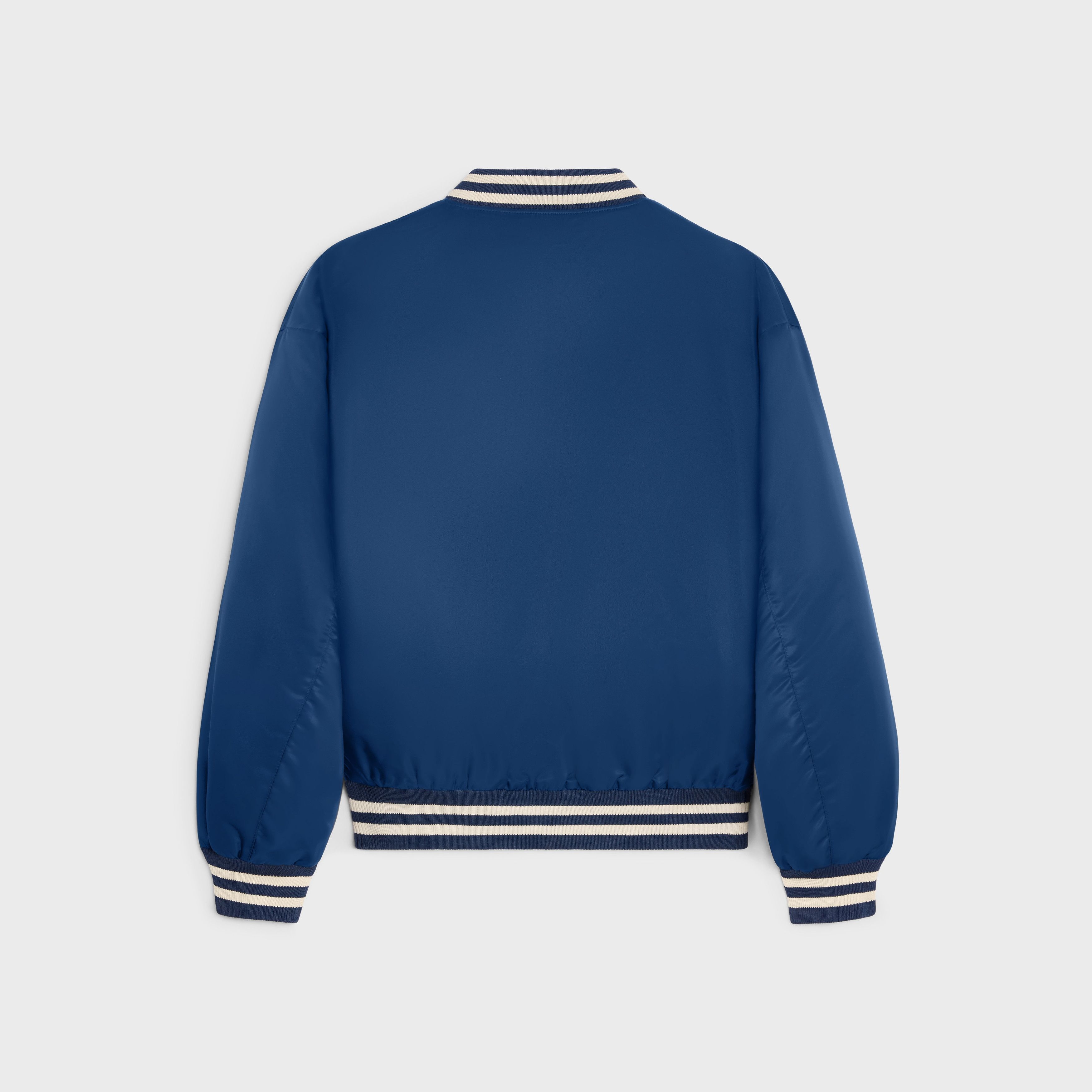 Celine o1bcso1str0925 2W22C227R Loose Teddy Jacket in Navy Size US XL / EU 56 / 4 - 2 Thumbnail