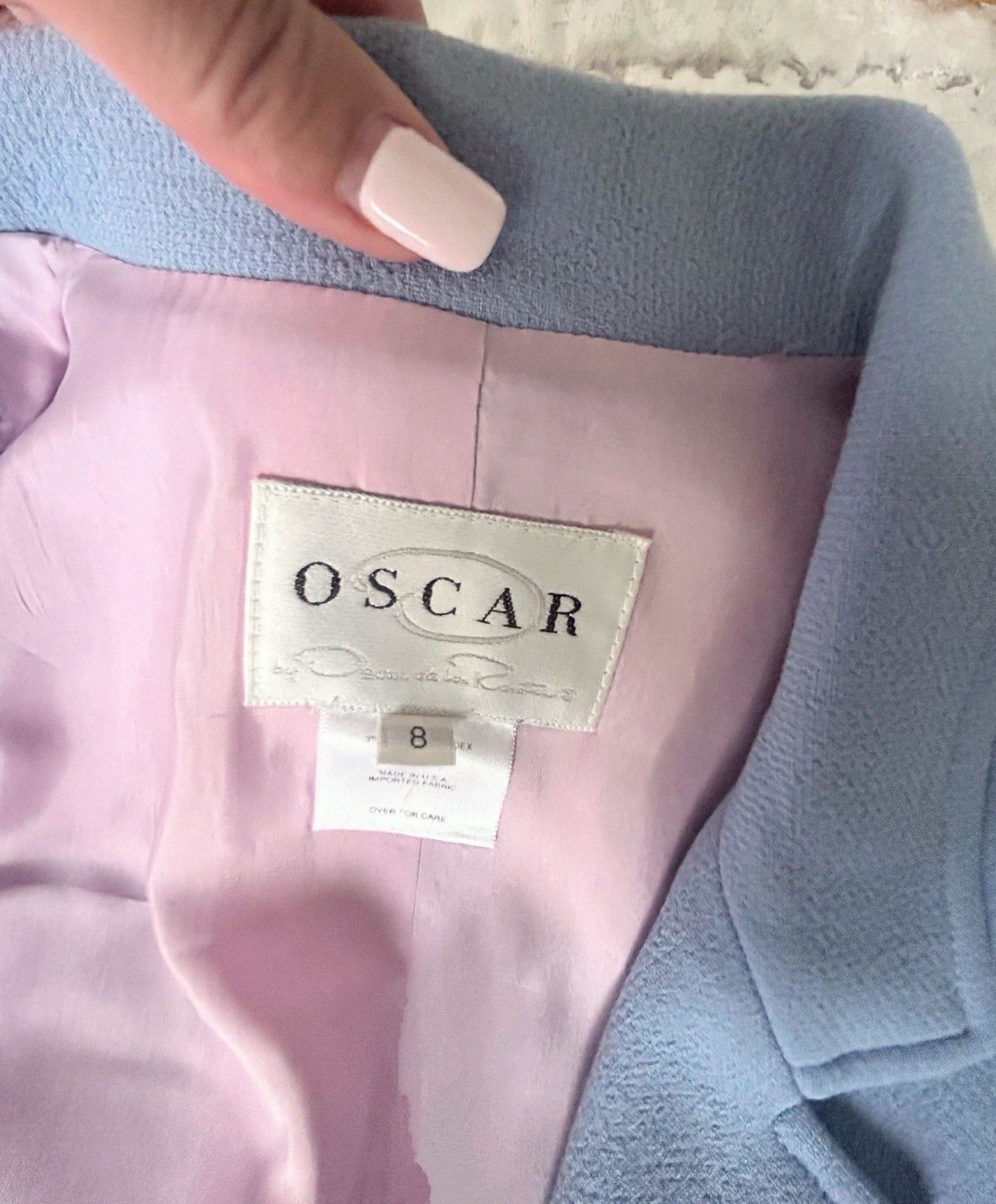 Oscar De La Renta OSCAR DE LA RENTA Womens designer Blazer y2k timeless Size M / US 6-8 / IT 42-44 - 9 Thumbnail