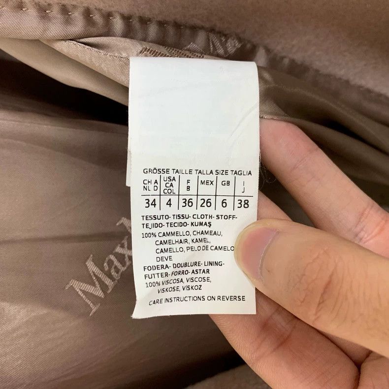 Max Mara Max Mara Light Camel Bathrobe Coat Size S / US 4 / IT 40 - 7 Thumbnail