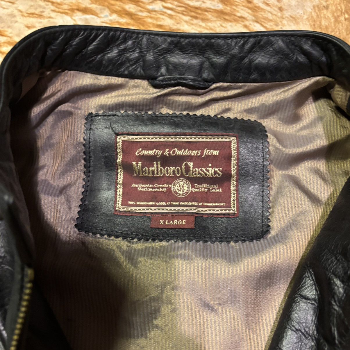 Marlboro Classics Marlboro Classic Leather Jacket Fit L Size XL Size US L / EU 52-54 / 3 - 7 Thumbnail