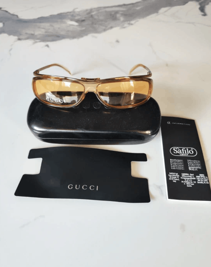 Gucci Gucci Sunglasses Logo GG Shield Square Mask Vintage Size ONE SIZE - 1 Thumbnail