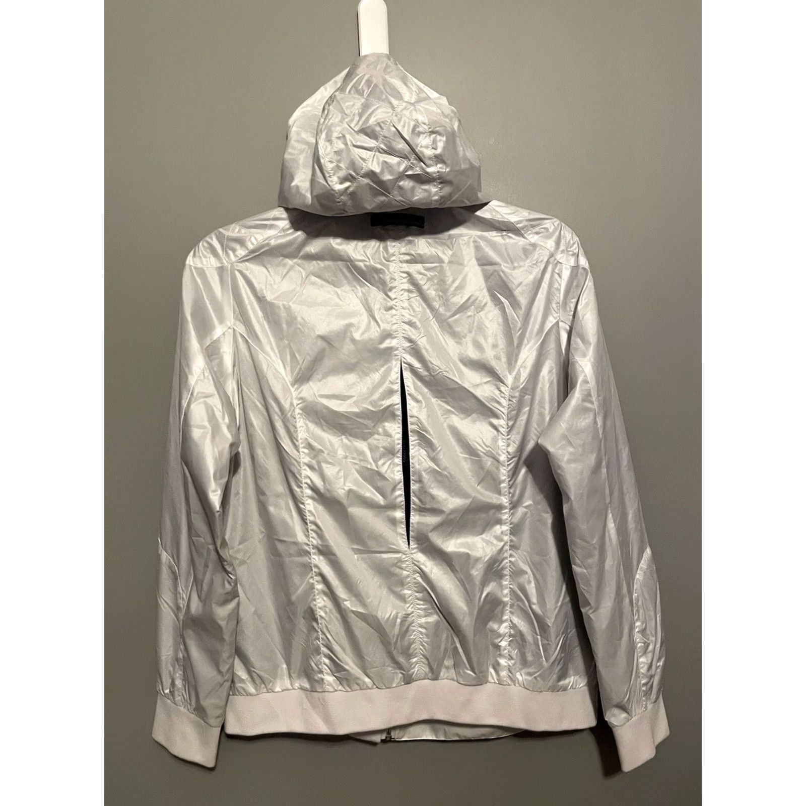 BMW BMW Motorsport Jacket Womens XL White Windbreaker Performance Zip Up D297 Size XL / US 12-14 / IT 48-50 - 7 Thumbnail