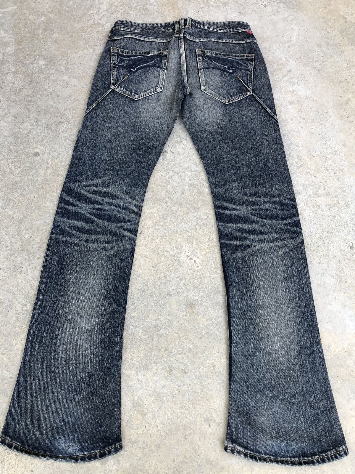 If Six Was Nine Japanese Rielabo Flared Jeans Distressed Jeans Size US 32 / EU 48 - 2 Thumbnail