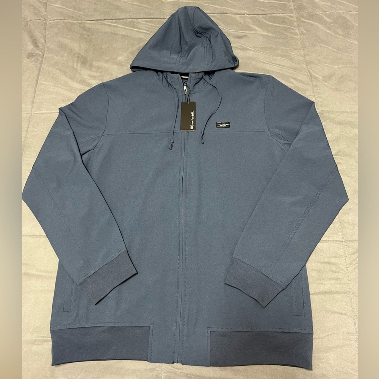 TravisMathew Men's Travis Mathew Wanderlust Hoodie Full Zip Golf Jacket Size US L / EU 52-54 / 3 - 7 Thumbnail