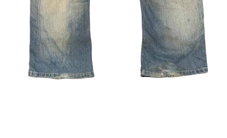 Japanese Brand Vintage 90s Blue Way Low Flare Bootcut Bell Bottom Jeans Size US 32 / EU 48 - 6 Thumbnail