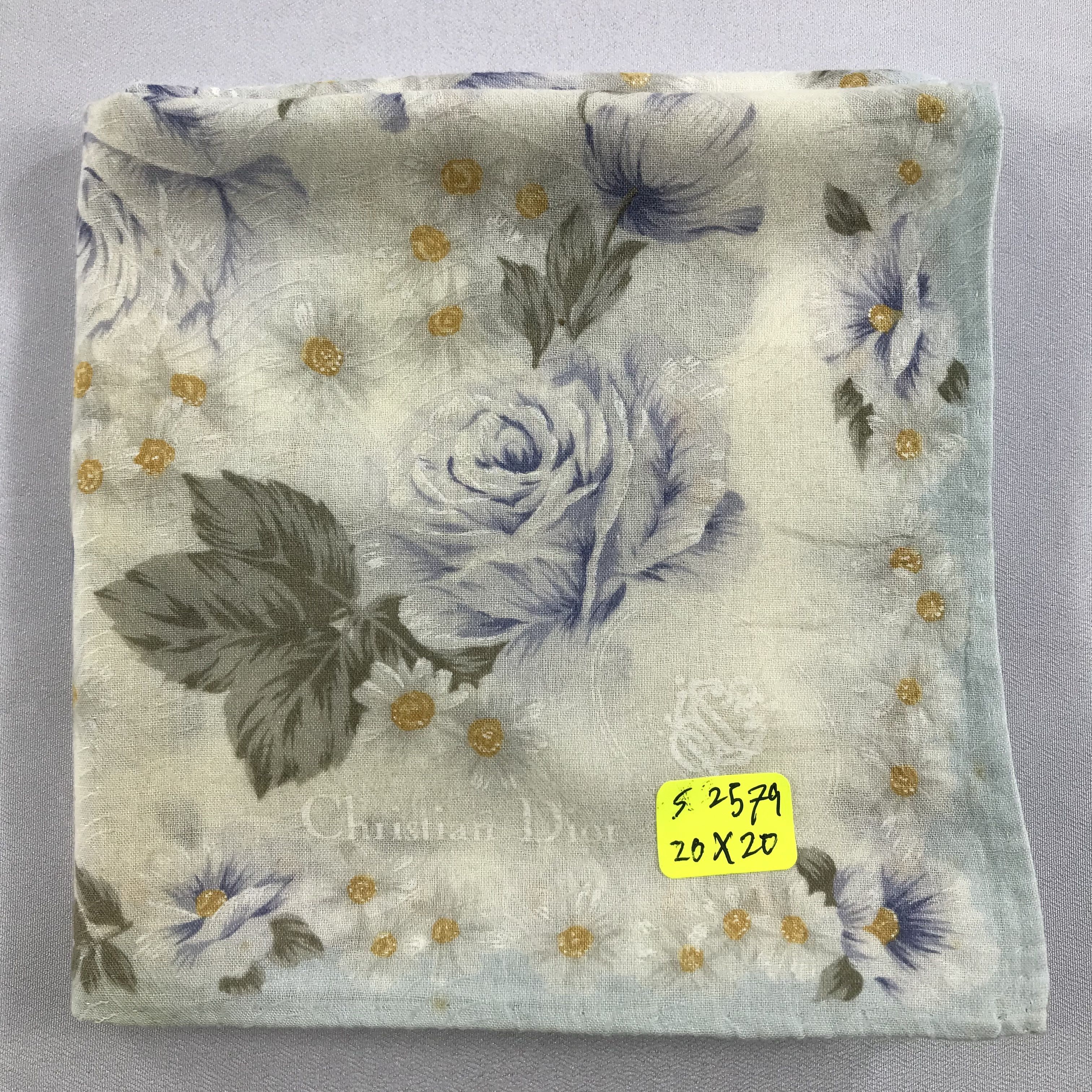 Vintage Christian Dior Bandana / Handkerchief / Neckerchief - S2579 Size ONE SIZE - 5 Thumbnail