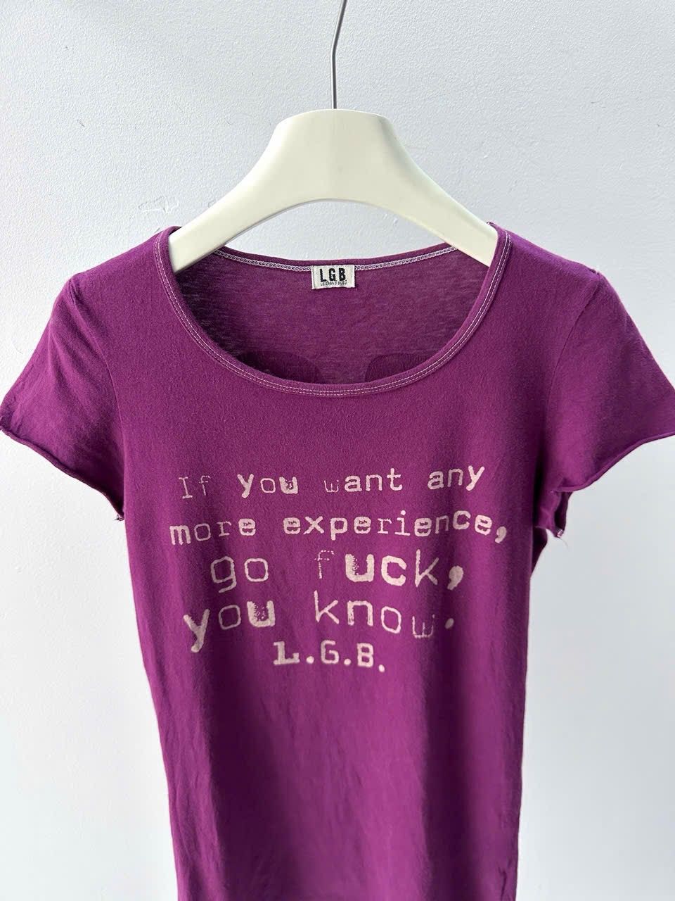Le Grande Bleu (L.G.B.) 2000s LGB Quotes Printed Tee Size S / US 4 / IT 40 - 3 Thumbnail