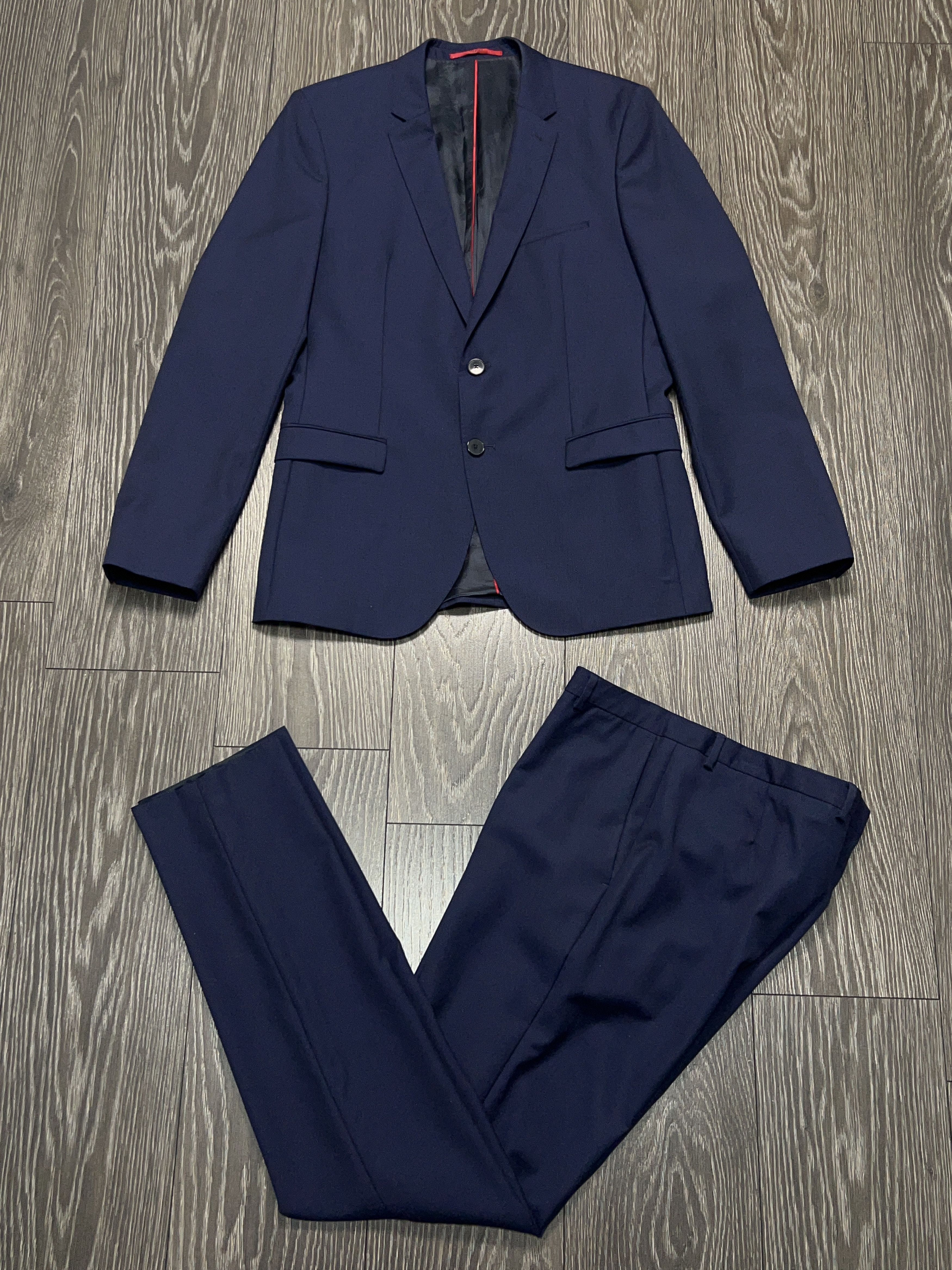 Hugo Boss Arti Hesten 193 2 Piece Blazer Trousers Pants Size 98 40/50L Size 40L - 1 Thumbnail