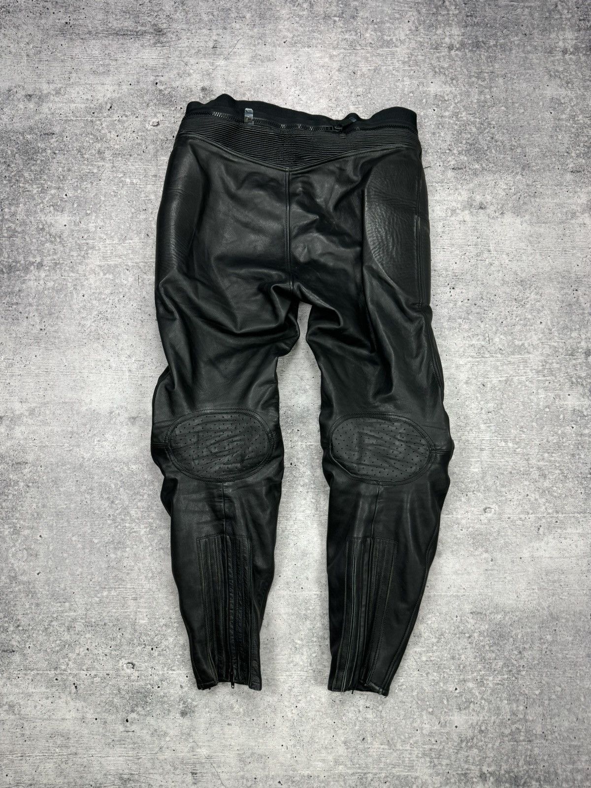 Genuine Leather × Vintage Vintage Y2K Style Moto Bike Racing Genuine Leather Pants Size US 38 / EU 54 - 15 Thumbnail