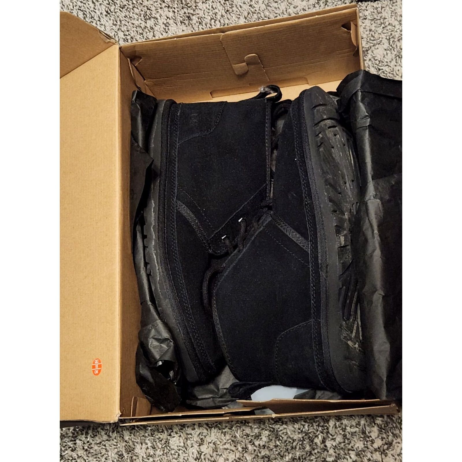 Ugg UGG Neumel 3236 Mens Boot Chukka Leather Lace Up Round Toe Ankle Black Size 9 M Mens Size US 8 / EU 41 - 3 Thumbnail