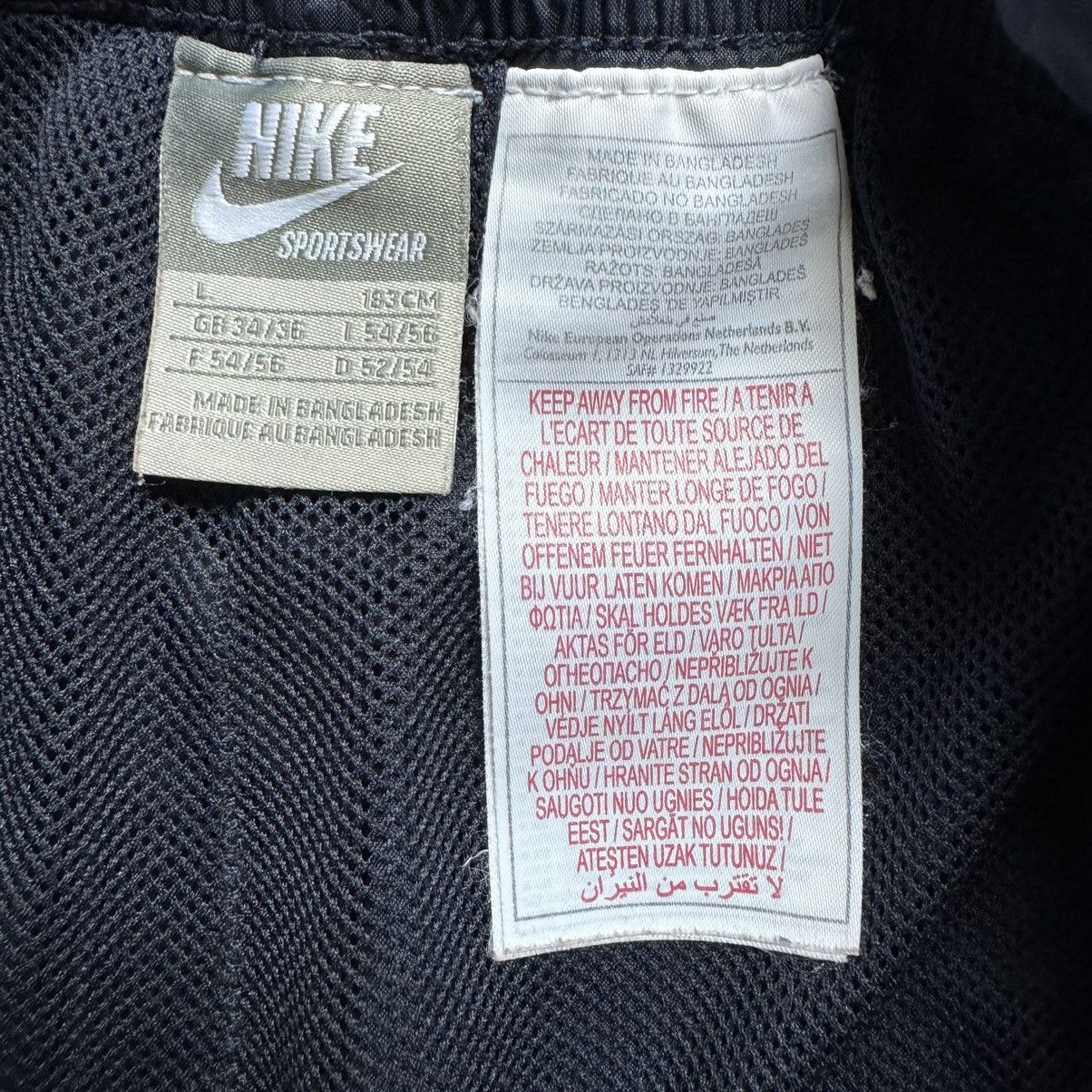 Nike × Vintage Nike Nylon Track Pants Vintage Pants Drill Y2K Joggers Size US 34 / EU 50 - 8 Thumbnail