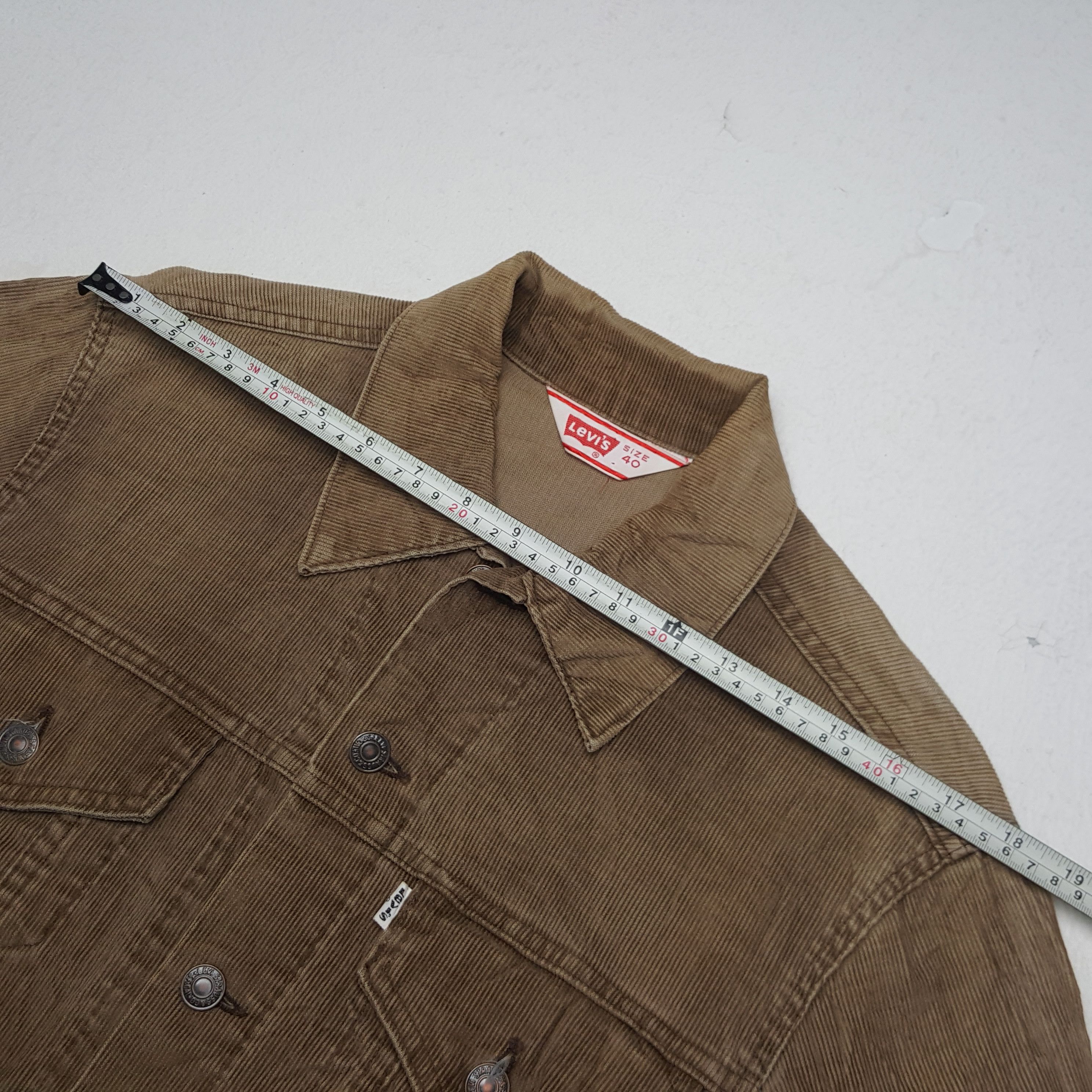 Levi's × Vintage Vintage Levi's Corduroy Button Up Jacket Size S / US 4 / IT 40 - 5 Thumbnail